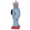 Metal Tin Robot Toy Retro Electric Rotating Figures Model Adult