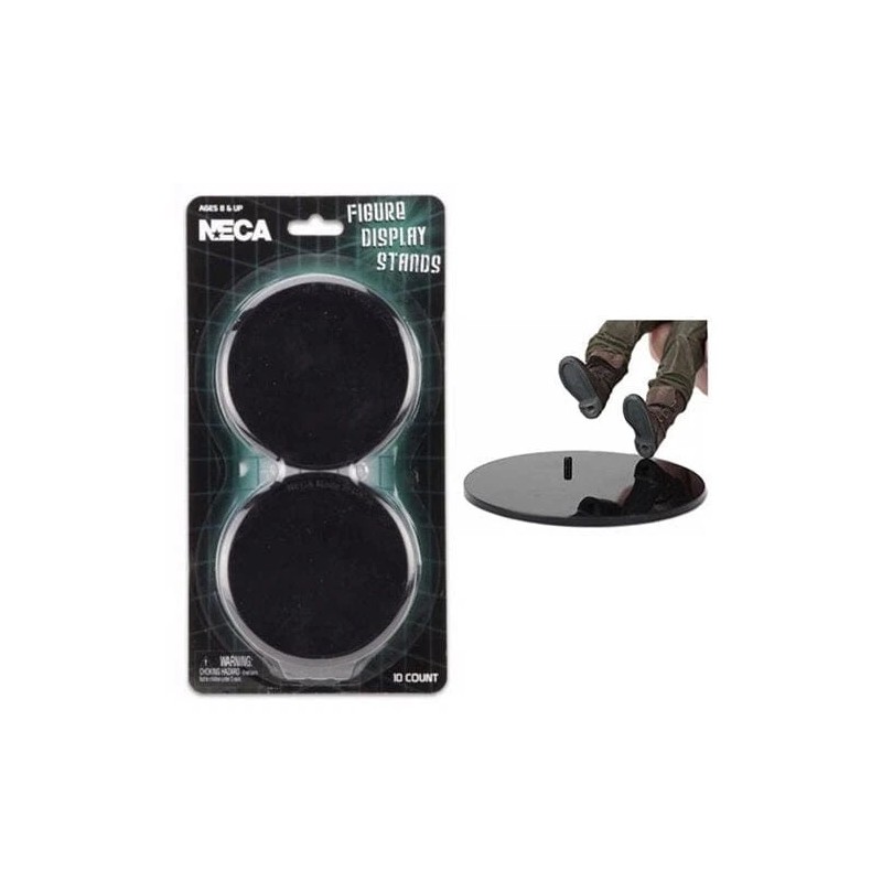 NECA Action Figure Black Display Stand 10-Pack