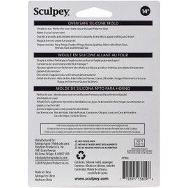 Sculpey Tools™ Flexible Oven Safe Silicone Whimsy Mold, perfect jewelry making and all other types of crafts!  Use with oven bake clay, Liquid Sculpey® and resin