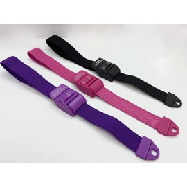 3 x ICE Medical Medical Tourniquet Quick and Slow Release (Tri - Black Pink Purple)