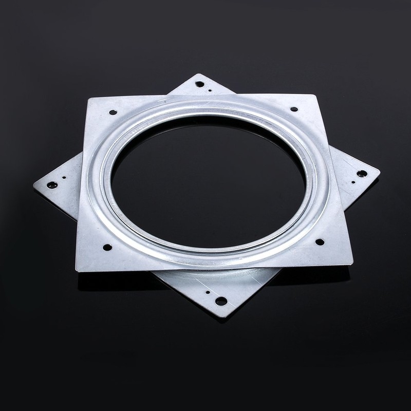 6 Inch Square Lazy Susan Bearing Rotating Swivel Turntable Galvanized