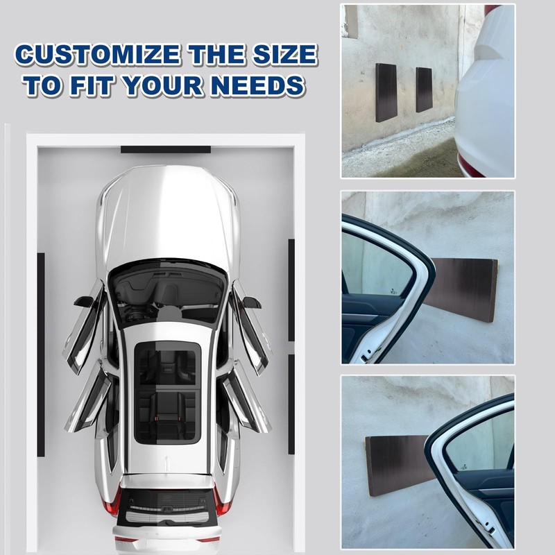 Upgraded PVC Thickened Coating Highly Elastic Garage Wall Protector car