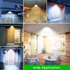 MEIHONG Solar Ceiling Light, Porch Ceiling Light with Remote, Dimmable