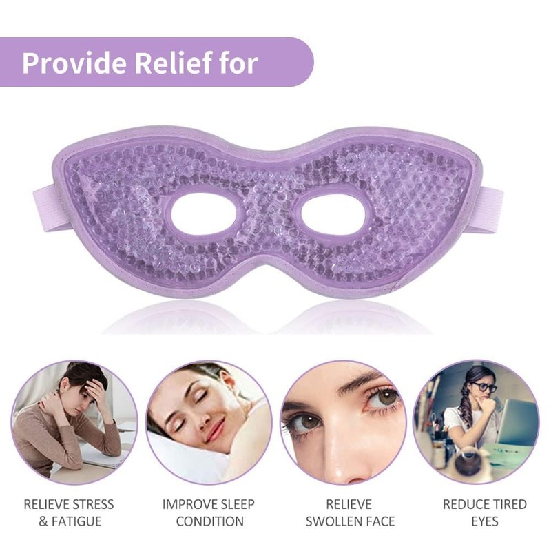 NEWGO Cooling Eye Mask, Visible Eye Mask, Extra Large Hot