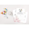 Inkdotpot 30 Fill in StyleáBaby Shower Invitation Cards Baby Elephant