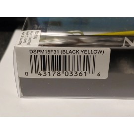 Daiwa 1 Daiwa SP Minnow BLACK YELLOW DSPM15F31 1 1/9oz. Floating  FREE SHIP