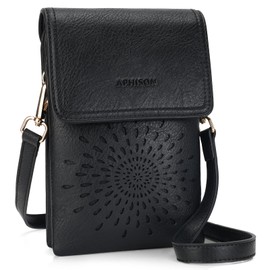 APHISON Small Crossbody Bags for Women Trendy, Leather Crossbody Phone Purses Handbags with Adjustable Strap