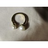 Aurelia Mae 18K Gold Plated Freshwater Cultured Pearl Ring Gold
