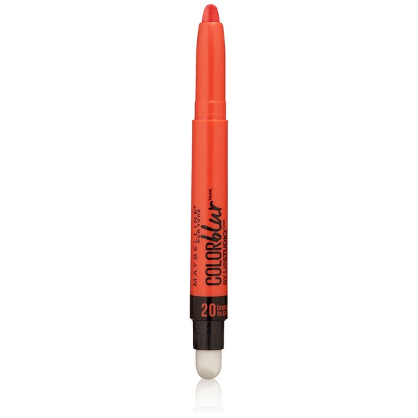 Maybelline New York Lip Studio COLORblur Matte Lipstick Pencil & Smudger, Orange Ya Glad, 0.04 oz.