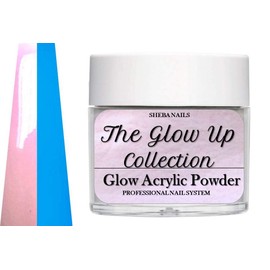 SHEBA NAILS Glow In The Dark Acrylic Powder The Glow Up - 1OZ. - #Selfie