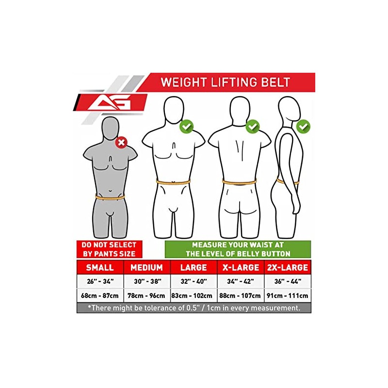 Weight Lifting Belt by AG - Top Class Cowhide Leather
