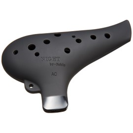 NIGHT by Noble Night Ocarina Plastic AC Black Rubber Finish