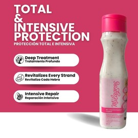 Milagros Bio-Repolarizador Capilar – Intensive Hair Repair & Treatment 450ml for Damaged, Frizzy, Weak Hair – Strengthens, Nourishes & Restores Shine