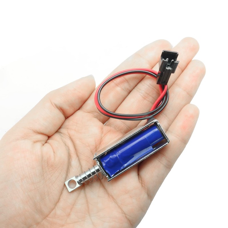MEETOOT 2Pcs SM0537 DC12V-2A 5N Push Pull Type Open Frame