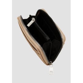 s.Oliver Small Zip Wallet, sand colour