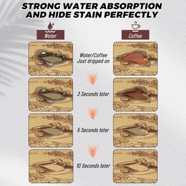 XAVQUY Coffee Mat Super Absorbent Coffee Bar Mat Hide Stain Coffee Maker Mat for Countertops Coffee Bar Accessories Fit Under Coffee Machine Coffee Pot Dish Drying Mat for Kitchen Counter