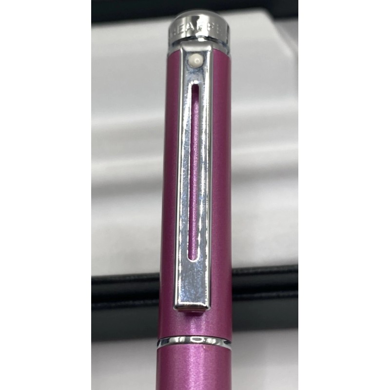 Sheaffer 200 Ballpoint Pen Matte Metallic Pink E2915651DC Chrome Trim