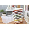 INNOVATION LIVING Kitchen Refrigerator Organizer, Fridge and Freezer Storage Trays