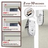 Allesin zen No Drill No Tools Blackout Roller Shades for