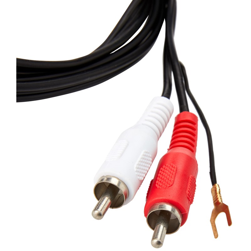 AV:Link 2x RCA Male to 2 x RCA Male Ground