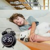 Justup Alarm Clock, Digital Alarm Clock with Large LED Display,