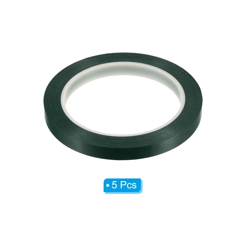 PATIKIL Whiteboard Tape 2/5" 10mmX66m, 5 Pack Thin Dry Erase