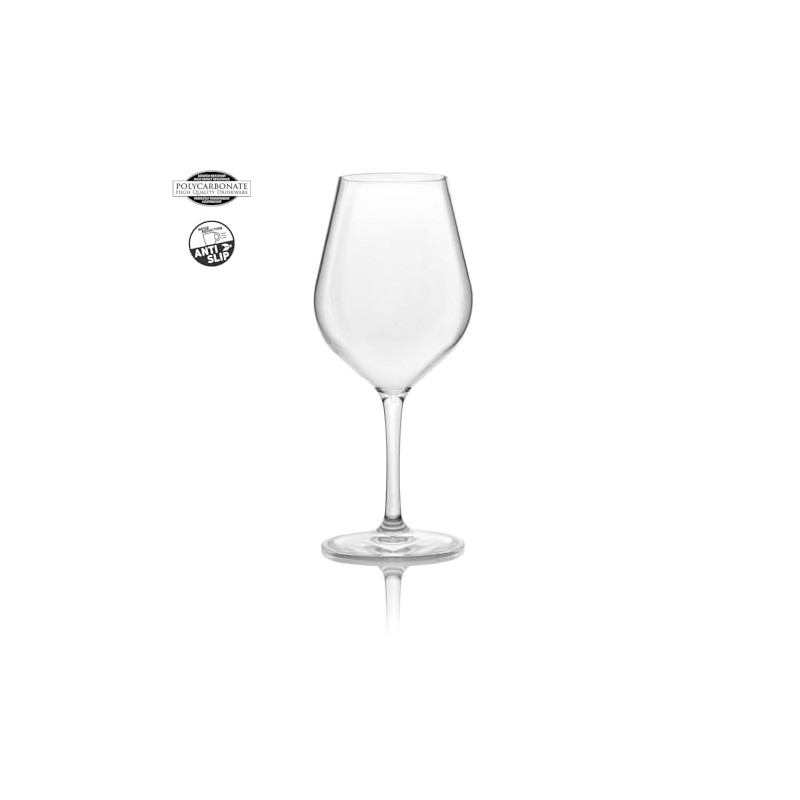 BRUNNER Weingläser Set Classic Camping Reise Wein Glas Bruchfest Antislip