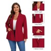 MINTLIMIT Casual Plus Size Blazer Women Long Sleeve Notch Lapel