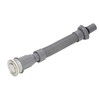 HAOHIZE Flexible Universal Sink Drain Pipe, S-Type, Grey, Plastic +