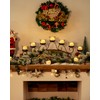Homemory 12Pcs Timer Tea Lights, Flameless Flickering Auto Tea Lights