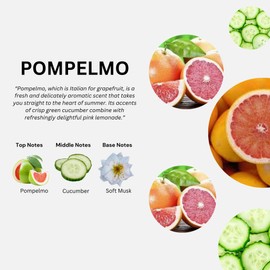 Cucina Fruits & Passion Pompelmo Hand Soap Refill 33.8 fl oz – Olive Oil Enriched, Grapefruit Scent, Eco-Friendly Kitchen Hand Wash, Made in Canada