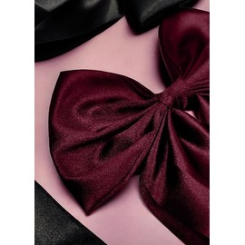 AL KASEEN Fashion Hair Bows for Women Bows for hair Silk Satin Hair Ribbons Bow Hairclip for Women Cute Hair Clip for Girls Large Vintage Hair Hair Accessories Big Ribbon Bow Clip (Multi-2, 6)