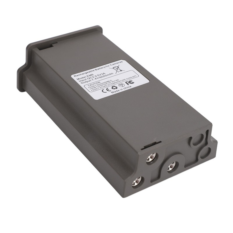 6000mAh Rechargeable Lipo Lithium Battery Pack for Trail Camera 7.4V