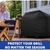 HAZBEN Perfect Grill Cover for Outdoor Grills Waterproof Rip-Proof Weather