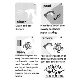 Unbranded Chase Grace Studio Jesus Fish (2 Pack) Religious Symbol Christian Vinyl Decal