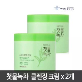 Cheotmul Nokcha 첫물녹차 프레시 클렌징 크림 300g X2개 발효녹차 이야기 [첫물녹차 프레시 클렌징 크림 300g X2개 /] First Harvest Green Tea Fresh Cleansing Cream 300g X2 [First Harvest Green Tea Fresh Cleansing Cream 300g X2 /]