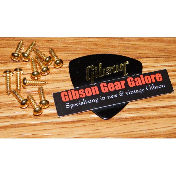 Unknown Guitar Tuner Screw Set Grover Gold Parts Project Les