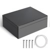 Therlan Junction Box Black Waterproof IP65, Electronic Housing Junction Box