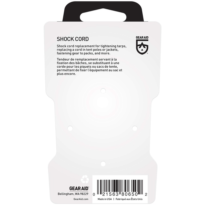 GEAR AID Elastic Shock Cord for Tent Poles and Jackets,