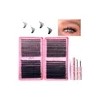 802 Kit Pestañas Maquillaje Completo Diy Extension 9-18mm Negro D