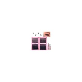 802 Kit Pestañas Maquillaje Completo Diy Extension 9-18mm Negro D