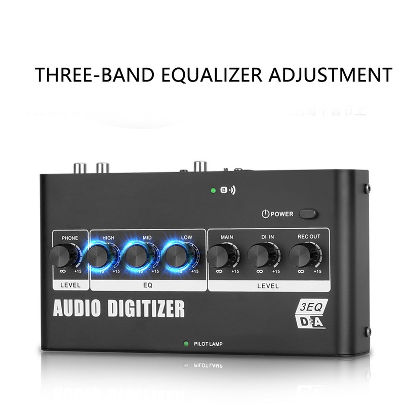 Digital to Analog Sound Converter Bluetooth Connection 3.5mm RCA Jack