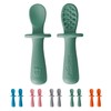 TalkTools ITSY Tiny Silicone Spoons – Twin Pack Soft Silicone