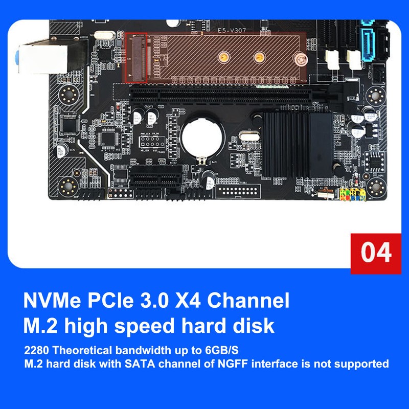 X79 Motherboard Set E5 2420 CPU 8G DDR3 6 Cores
