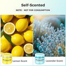 COLORCORAL Car Cleaning Gel 2Pack Car Clean Putty, Universal Car Interior Cleaner Slime, Perfect Keyboard Cleaning Kit Supplies, Auto Detailing Tools Accessories, Dust Remover Gifts for Men Women