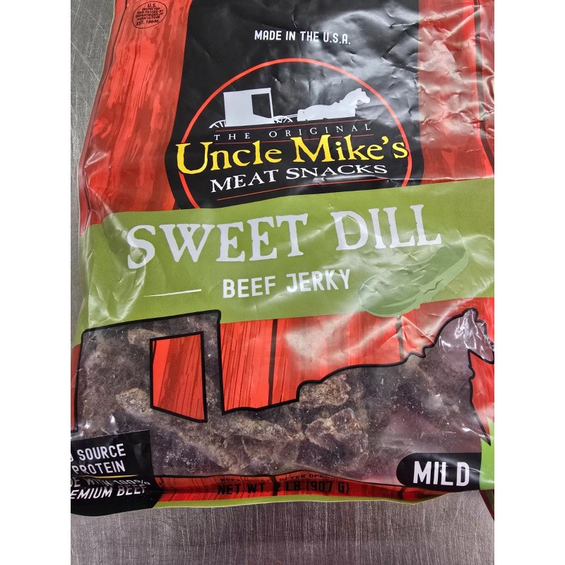 Uncle Mike's Beef Jerky (2LB), 3 NEW Flavors - Original