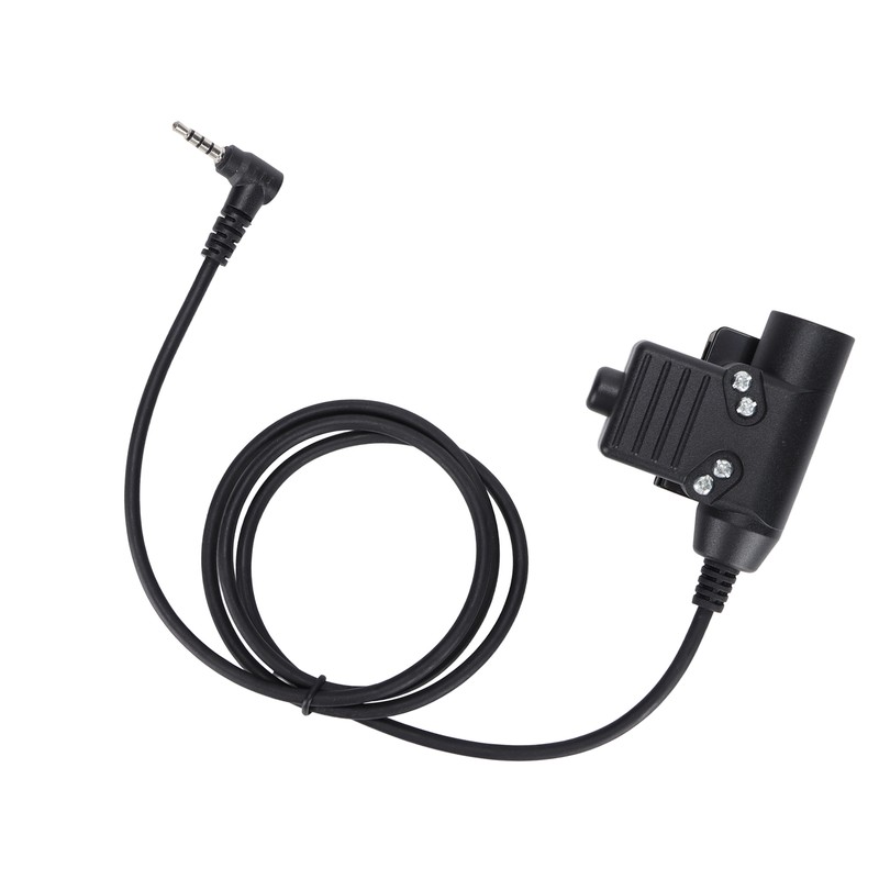 U94 PTT Headset System Adapter PU Tensile Wire Headset Military
