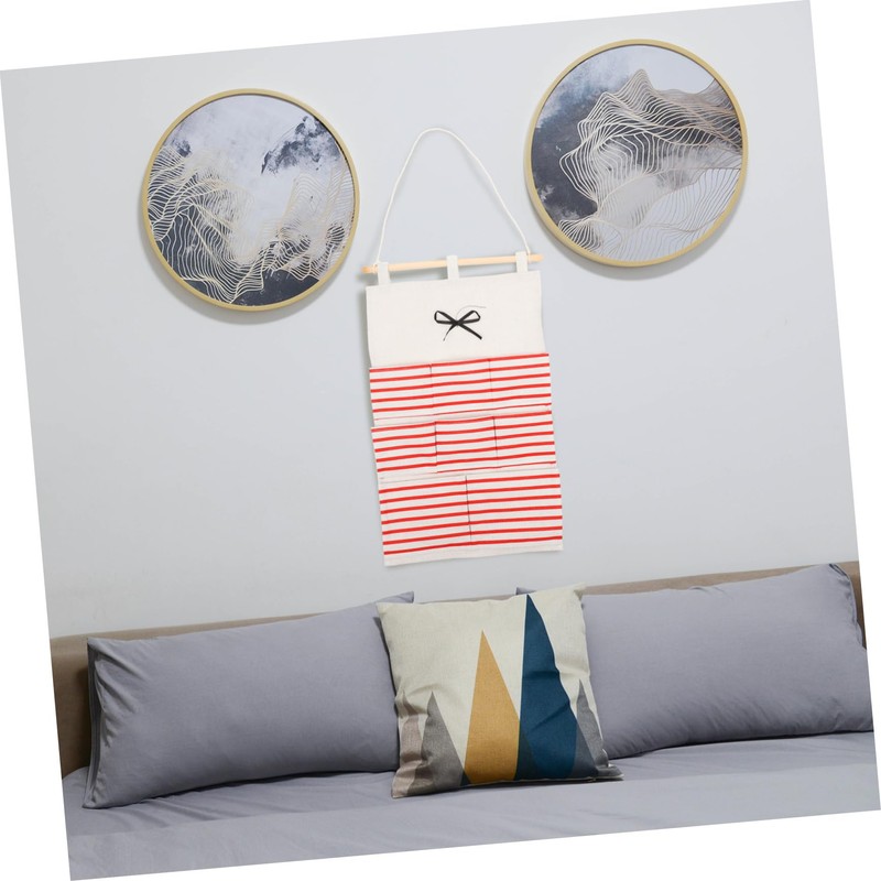 Ciieeo Wall Hanging Organizer Bag Multi-Pouch Storage Pouch for Home