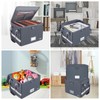 ENGPOW File Box with Lock, Fireproof Document Box with Zipper