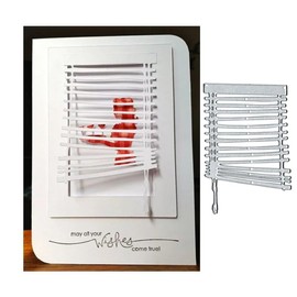 Edge Window Frame Metal Die Cuts, Edge Window Frame Metal Cutting Dies Cut Stencils Card Paper Craft DIY Template Metal Cutting Dies Album Embossing Paper Dies for Card Making Scrapbooking